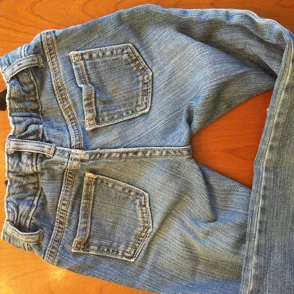 Old Navy bootcut girls size 6 slim blue jeans with adjustable waist. - Picture 3 of 4